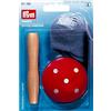 Prym Hardwood Toadstool modello rammendo Mushroom, 60 mm, Beige/Rosso