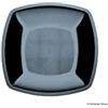 Gold Plast Spa Piatto piano quadrato 18x18cm nero 15 pz - piatti