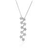 ALFIERI & ST. JOHN Collana oro bianco 18kt pendente diamanti 0,46ct alfieri & st. john