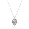 ALFIERI & ST. JOHN Collana pendente oro bianco 18kt diamanti 0,34ct + 0,22 ct alfieri & st. john
