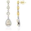 ALFIERI & ST. JOHN Orecchini pendenti oro giallo 18kt diamanti 1,91ct alfieri & st. john