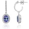 ALFIERI & ST. JOHN Orecchini pendenti oro bianco diamanti e tanzanite alfieri & st. john