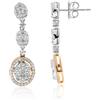 ALFIERI & ST. JOHN Orecchini pendenti oro bianco 18kt diamanti 1,55 ct alfieri & st. john