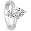 ALFIERI & ST. JOHN Anello oro bianco 18kt diamanti 0,72ct vs1 f misura 13 alfieri & st. john