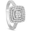 ALFIERI & ST. JOHN Anello pavé oro bianco 18kt diamanti 0,8 ct misura 16 alfieri & st. john