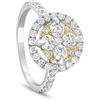 ALFIERI & ST. JOHN Anello pavé oro bianco 18kt diamanti 0,7 ct misura 15 alfieri & st. john