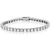 LUXURY MILANO Eleganza pura in questo bracciale tennis in oro bianco 9 kt, impreziosito da diamanti bianchi lab grown per un totale di 10,04 carati. Il colore f-g e la purezza vs esaltano la brillantezza. Lunghezza 18 cm, pensato per chi ama …