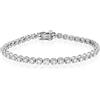 LUXURY MILANO Questo bracciale tennis in oro bianco 9 kt esalta la luminosità dei diamanti bianchi lab grown, per un totale di 3,05 ct, colore f-g e purezza vs. La misura di 18 cm lo rende un gioiello ideale per la donna che ama la preziosità discreta e …