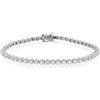 LUXURY MILANO Eleganza senza tempo per il bracciale tennis in oro bianco 9 kt, arricchito da diamanti bianchi lab grown per un totale di 2 ct, colore f-g e purezza vs. La misura di 18 cm lo rende perfetto per la donna che desidera un tocco di luce …