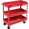 YATO Carrello da officina a 3 livelli YATO YT-55210, mobiletto da officina, 130 kg, 79,5x79x37 cm