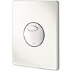 Grohe 38862SH0 Skate Piastra di Azionamento WC, Doppio Scarico, Bianco