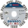Bosch Accessories Bosch 1x Disco diamantato PRO Concrete, foro 22,23 mm | per Calcestruzzo, Calcestruzzo armato, Ø 115 mm, Professional Accessorio Smerigliatrice angolare piccola