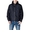 Armani Exchange Icon Project - Giacca da Uomo con Logo in Rilievo, Blu Scuro, XS