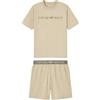 Emporio Armani T-Shirt+Shorts Pyjama Set di Pigiama Uomo (Pacco da 2)