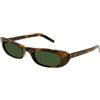 Liora Sabrina Occhiali da sole da donna in stile retrò stile vintage anni '90 protezione UV400 leggeri ed eleganti Cat-eye (Marrone)