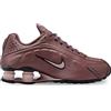 NIKE Shox R4 (GS) Sneakers Ragazza, Burgundy/Rosa - CW2626-500