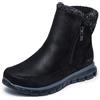 Skechers Synergy Lovely CollabStivaletti Donna, Maglia Micropelle Nera, 39 EU