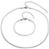 Aleasha Set di bracciali da donna in acciaio inox, a spina di pesce, idea regalo, 44.7 cm, Oro, In acciaio inox