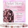 Bivei Braccialetto di Cristallo per Donna 4mm Perle Pietra Semipreziosa Naturale Elastico Estensibile Gioiello Regalo Yoga