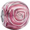 Feitery Pink Rose Festa della Mamma Charm Ciondoli Libellule Bracciale Regalo