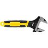 STANLEY Chiave inglese regolabile 6 pollici bimateriale, 0-90-947 | Presa salda grazie alle ampie ganasce parallele, impugnatura comoda, ideale per edilizia, idraulica, automotive
