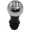 BOHHO Pomello Cambio Per Peugeot 208 I MK1 2011 2012 2013 2014 2015 2016 2017 2018 2019 5 Velocità Manuale Auto Gear Stick Pomello Del Cambio Cambio Pomello Del Cambio Pomello Leva Cambio (Colore : Chrome
