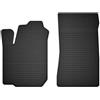 Wielganizator Tappetini in gomma anteriori adatti per Renault Twingo II (2007 - 2014) Hatchback | Set di 2 pezzi, solo anteriori, migliore vestibilità rispetto ai tappetini universali, colore nero