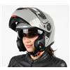 Generico Casco Apribile DF906 Moto Modulare, Grigio Nardo' Lucido, con Visiera Parasole, tg S