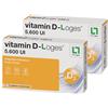 BIOFARMEX Srl Vitamin D-Loges 15 gel-tabs - Integratore vitamina D per ossa e immunità