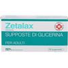 ZETA FARMACEUTICI SpA Zetalax, Supposte di Glicerina per Adulti, 18 Supposte