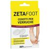 ZETA FARMACEUTICI SpA Zeta Foot Cerotti per Verruche 4 pezzi da 1,9cm + 12 pezzi da 1,2cm, Rimozione Verruche e Calli