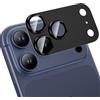 HWeggo per iPhone 17 Pro Camera Lens Protector, Nero | 9H Vetro Temperato Camera Len Protezione Della Copertura per iPhone 17 Pro Lega di Alluminio Metallo Anti-Graffio Caso