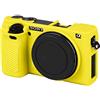 Easy Hood Custodia per Fotocamera Sony Alpha 6000,Antigraffio,Giallo