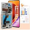 Arbilato AMOLED 6.8 per Samsung Galaxy S21 Ultra LCD G998U1 G998W G998B G998B/DS S21Ultra 5G LCD Display Touch Screen Assembly Sostituzione (con cornice argento)