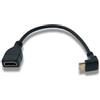 System-S - Connettore HDMI ad angolo retto a 90° per ingresso HDMI, 22 cm