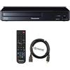 DYNASTAR Lettore Blu-ray senza regioni, compatibile con lettori Blu-ray Panasonic DMPBD e DVD, senza regioni, senza zone, bundle con HDMI da 1,8 m