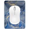 Dapesuom Tappetino per mouse piccolo, 15,2 x 20,3 cm, con fondo in gomma antiscivolo, mini tappetino per mouse impermeabile per donne, uomini, mouse wireless portatili, casa, viaggi, marmo dorato