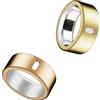 Snyeest Compatibile per Oura Ring 4/Gen 3 Cover- Ricarica Direttamente Robusta Custodia Protettiva TPU Allenamento Palestra Donne Uomini Taglia 9 - Oro+Oro Rosa (non per Ring 4-Ceramica)