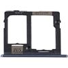 Generico Ricambio Compatibile con Samsung Galaxy Tab A 10.1 (2019) SM-T515 T515 SM-T510 T510 Try tray Vassoio alloggio porta scheda Dual SIM Card Sim 1 + SLOT SIM 2 slitta lettore (NERO)