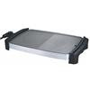EMPOTEC 5901116 Piastra Elettrica Griglia Teppanyaki 56x31cm a Doppia Cottura con Piano Liscio e Gril 5 Intensità di Calore 1900W Termostato Superficie Antiaderente Barbecue Facile da Pulire