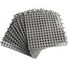 G-LIKE 10 piastrelle per pavimenti in PVC - Piastrelle collegabili per bagno, doccia, piscina, zona animali domestici, tappetino per pavimento, fai da te, drenaggio, 30 x 30 cm (grigio)