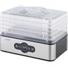 TZS First Austria essiccatore digitale per frutta, erbe, funghi, carne, 5 ripiani acciaio inox, timer e regolazione temperatura 35-70°C