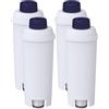 PakTrade Set 4x Premium Filtro Acqua compatibile con Delonghi Magnifica S ECAM23.260.SB S11-132215296, Magnifica S ECAM23.260.SB S11-132215314 | 4 Pezzi, Filtro, Ricambi, Accessori