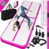 KESSER® tappetino da palestra gonfiabile airtrack 2m/3m/4m/5m/6m tappetino da ginnastica | incl. borsa di trasporto e pompa d'aria elettrica | tappetino da yoga, tappetino da tumbling, tappetino da allenamento, tappetino da palestra e fitness