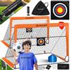 KESSER® Set da 2 porte da calcio, antiscivolo, completo di coni, bersaglio, borsa sportiva e pompa per palloni