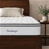 Arensberger Materasso a molle insacchettate VIKTORIA 100x200 cm - Topper integrato; altezza 25 cm; livello di rigidità misto H4, H3, H2; materasso a 7 zone - Materasso a molle insacchettate con elevata elasticità del punto di appoggio