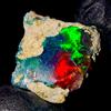 AK GEMS AND JEWELLERY Opale Nero Grezzo Naturale 8,50 Ct 17x16 mm