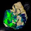AK GEMS AND JEWELLERY Ethiopian Opal Opale Nero Naturale Grezzo 10.5Ct 22x20 mm