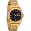 NIXON Medium Time Teller A1130-100m Orologio analogico da donna resistente all'acqua, oro, nero, oro