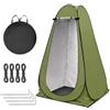 wiksite Tenda pop-up, tenda da doccia con borsa per il trasporto, finestra e accessori da campeggio, tenda mobile per spogliatoio, tenda da campeggio, tenda per servizi igienici, tenda per esterni, protezione